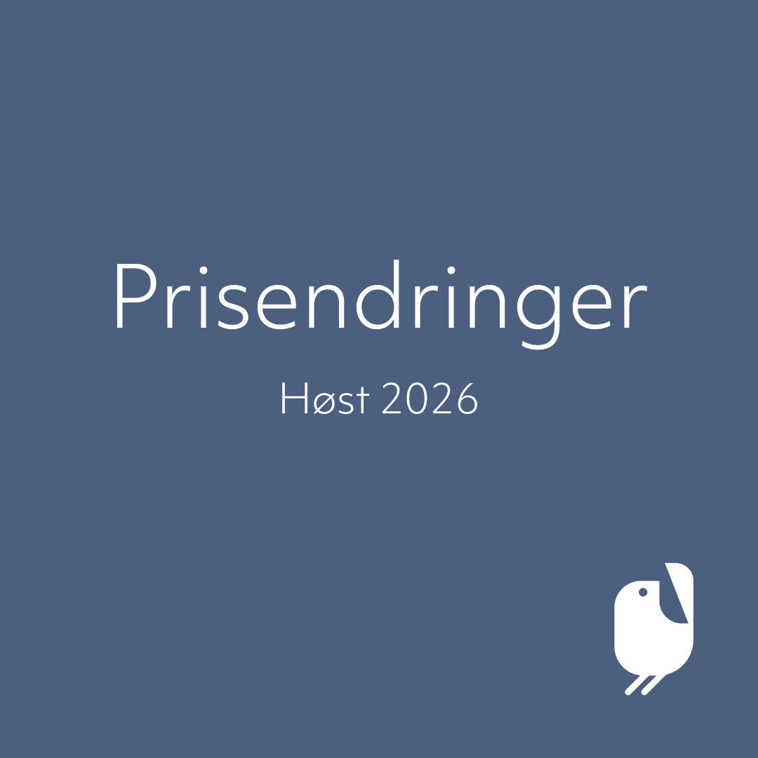 Prisendringer høsten 2026 -PDF
