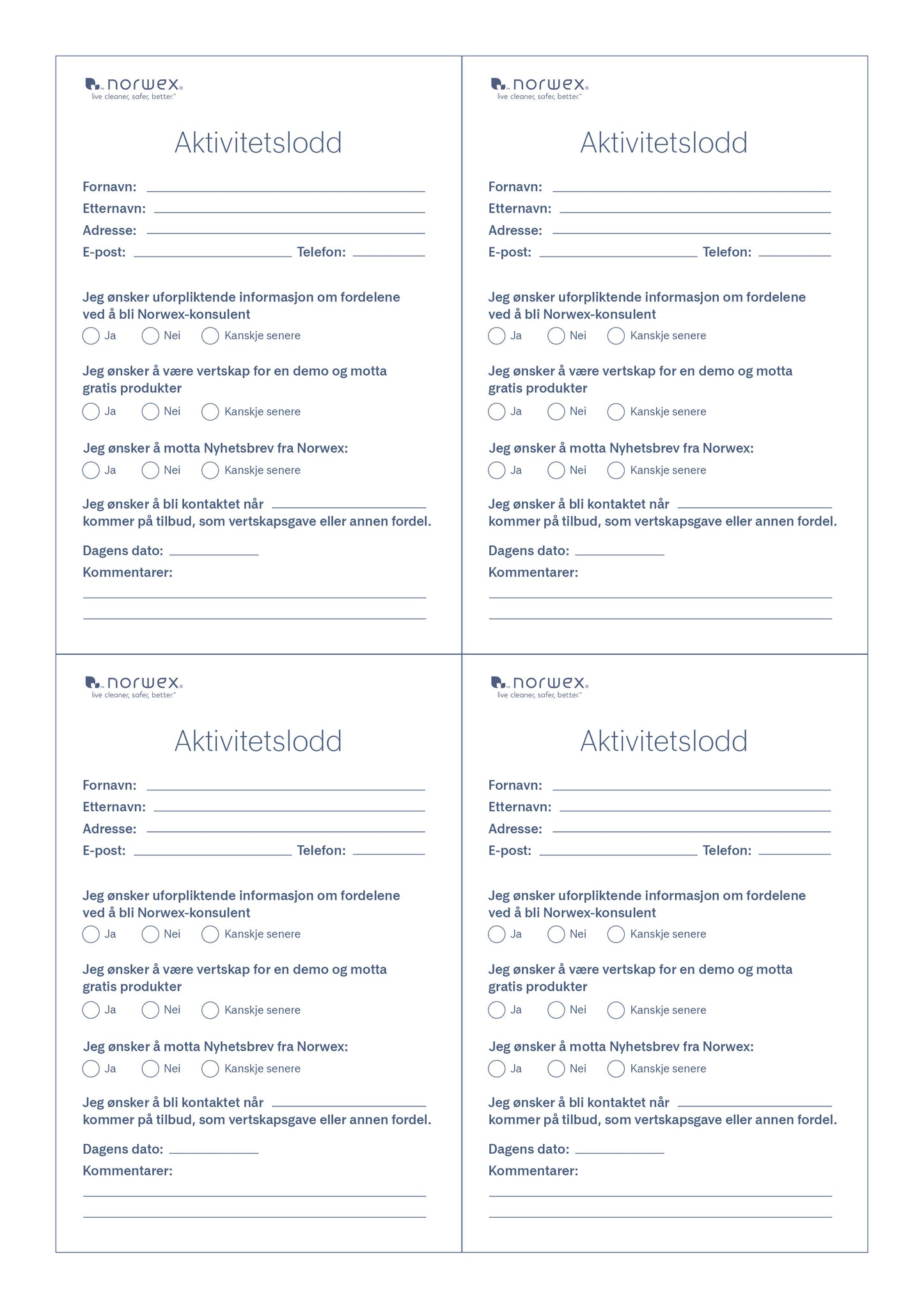 Aktivitetslodd - PDF