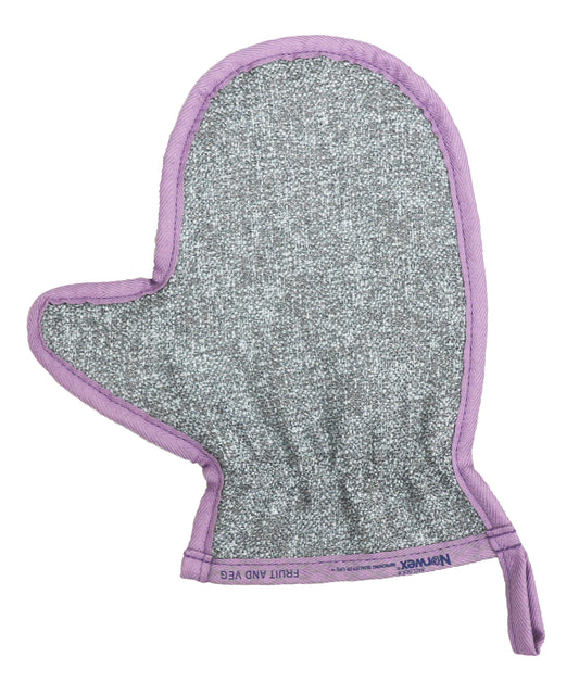 Veggie & Fruit Scrub Mitt 14x26cm Graphite