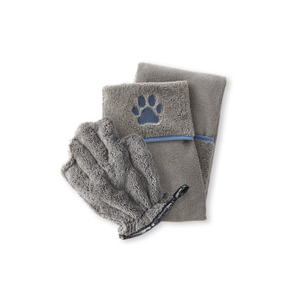 Pet set - towel and mitt