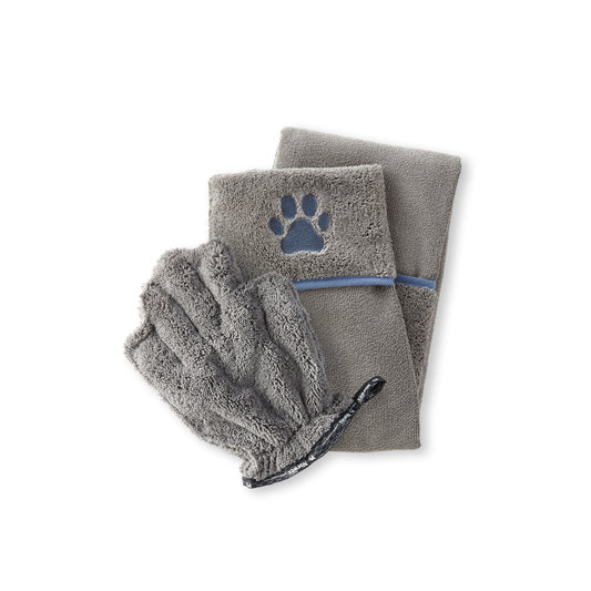 Pet set - towel and mitt