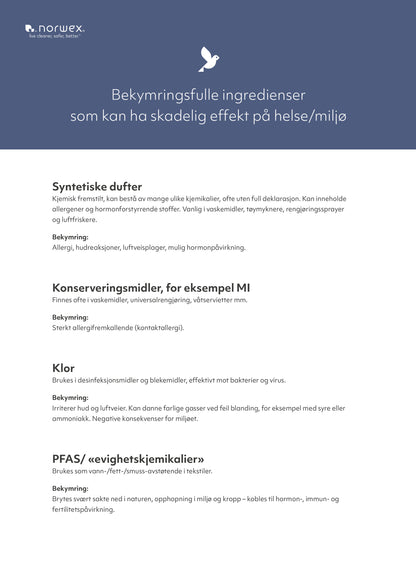 Bekymringsfulle ingredienser - PDF