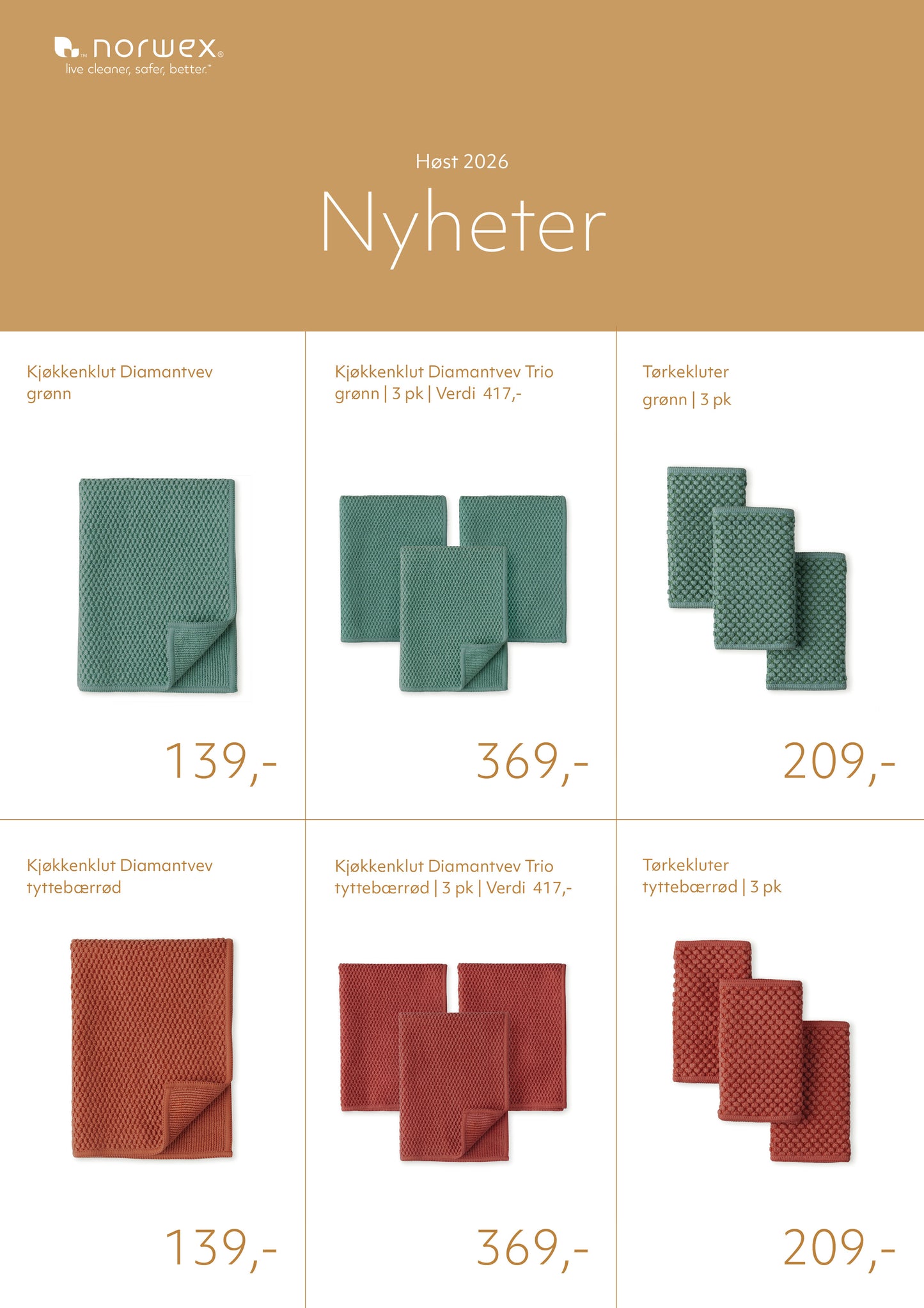 Nye Produkter Høst 2026 - A4 PDF