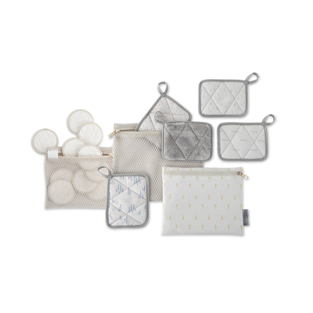 Sett med gjenbrukbare sminkefjernere