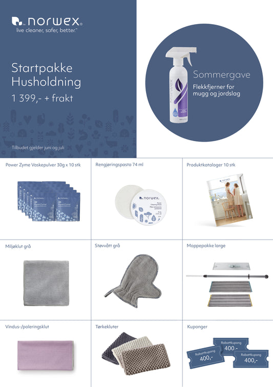 Startpakke Husholdning - PDF