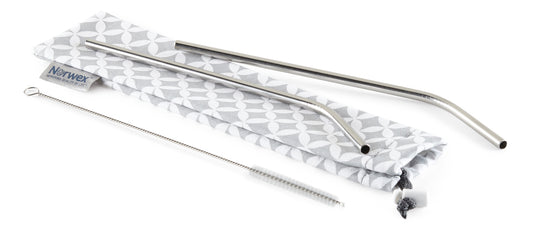 Stainless Steel Straws With Brush PO