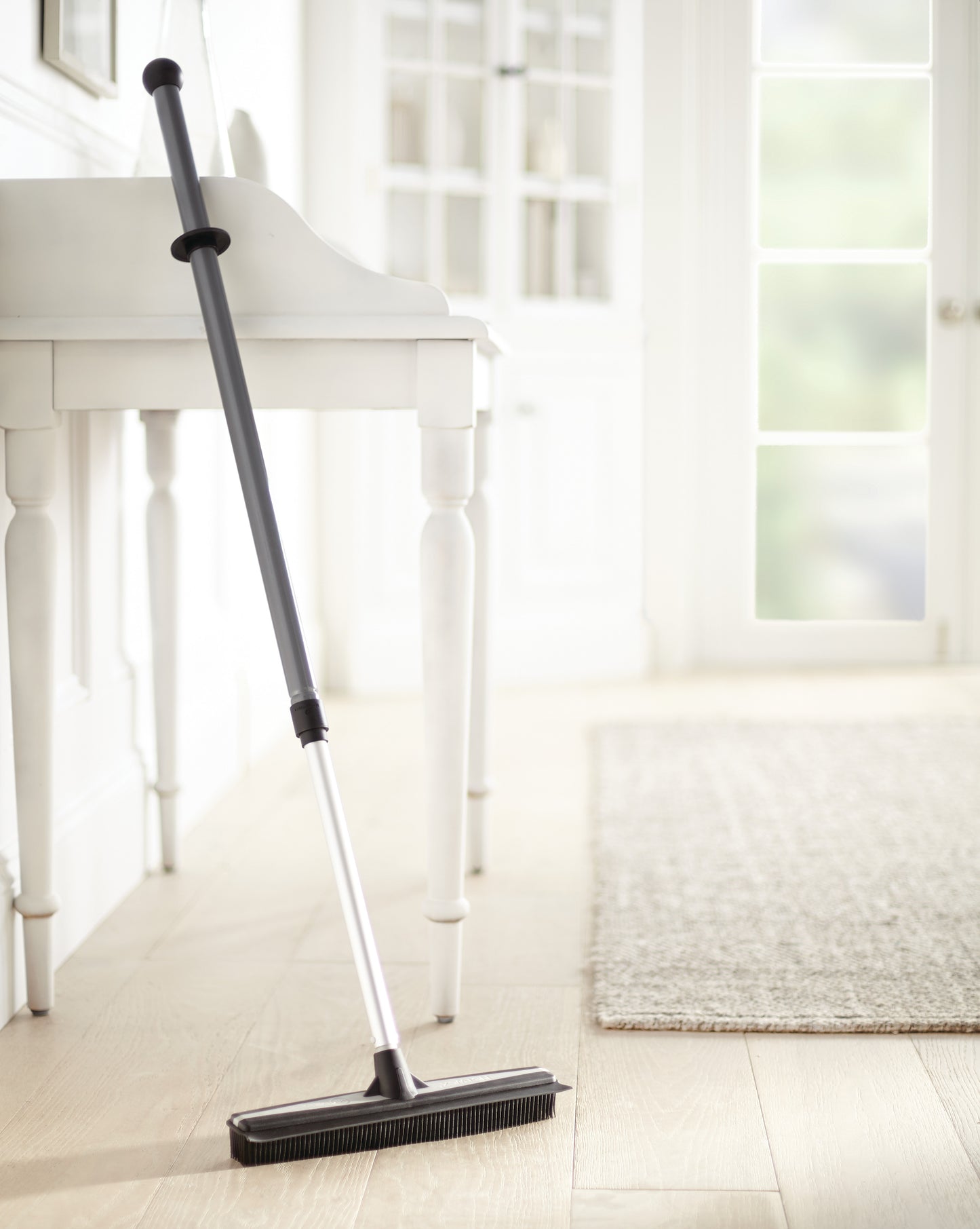 Teleskop moppeskaft med gummikost