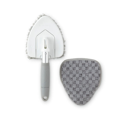 Hand-Held Tub and Tile Cleaning Set with Multiuse handle LE