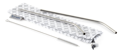 Stainless Steel Straws With Brush PO