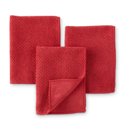 Kitchen Cloth Trio, Cranberry LE